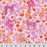 Quilting Cuddle Pink Big Cats Fabric