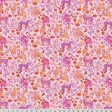 Quilting Cuddle Pink Big Cats Fabric