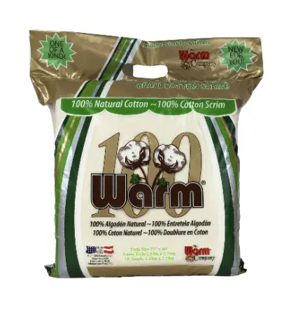 Cotton Batting Warm 100 Natural Cotton Scrim