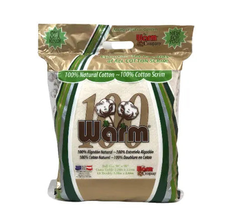 Cotton Batting Warm 100 Natural Cotton Scrim