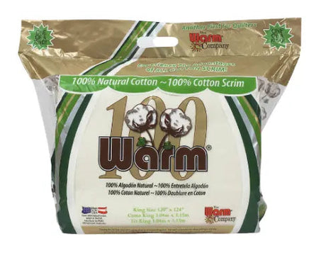 Cotton Batting Warm 100 Natural Cotton Scrim