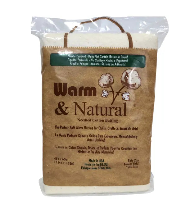 Cotton Batting Warm & Natural Full Case
