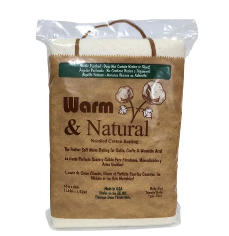 Cotton Batting Warm & Natural Full Case