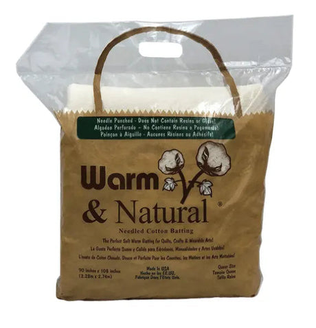 Cotton Batting Warm & Natural Full Case