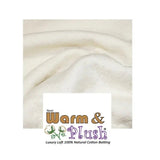 Cotton Batting Warm & Plush Luxury Loft