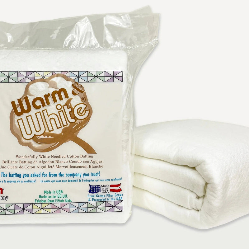 Cotton Batting Warm & White Needled