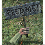 Warning From Below-Feed Me Sign