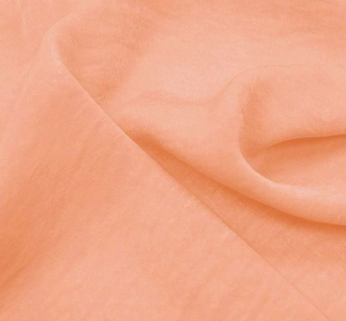 1 Yard Washed Satin Fabric Blush Soft Polyester Shiny Apparel Material for Dresses 58/60 Inches Width