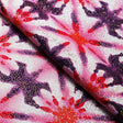 Watercolor Smash Polyester Spandex Fabric - Multicolor Tribal Print, 58/60" Width (1 Yard)