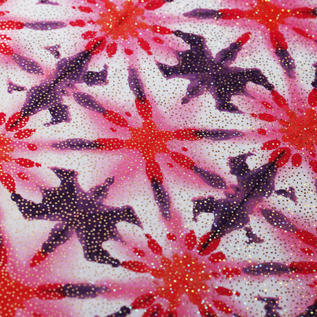 Watercolor Smash Polyester Spandex Fabric - Multicolor Tribal Print, 58/60" Width (1 Yard)