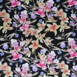 Poly Spandex Brushed Jersey Knit Fabric - Watercolor Garden Floral
