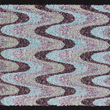 Stretch Velvet Sequin Fabric Blue
