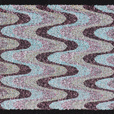 Swell Stretch Velvet Sequin Polyester Velvet Spandex Fabric - Embroidered Sequins, 60" Cut Width, 46/47" Usable Width (1 Yard)