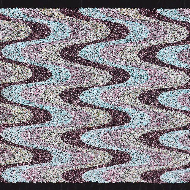 Swell Stretch Velvet Sequin Polyester Velvet Spandex Fabric - Embroidered Sequins, 60" Cut Width, 46/47" Usable Width (1 Yard)