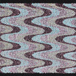 Swell Stretch Velvet Sequin Polyester Velvet Spandex Fabric - Blue, Embroidered Sequins, 60" Cut Width, 46/47" Usable Width (1 Yard)