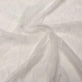Wavy Stretch Mesh Polyester Spandex Fabric - Wave Pattern, 58/60" Width (1 Yard)