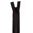 YKK Vislon Separating Shirt Zipper - Black, Tan, White, #5 Teeth, 14" Length, 16" Length