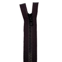 YKK Vislon Separating Shirt Zipper - Black, Tan, White, #5 Teeth, 14" Length, 16" Length