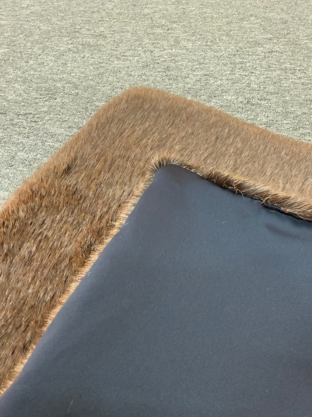 Minko 10 Faux Mink Fabric - Brown, 50" X 60" Throw (1 Piece)
