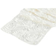 ( 3 Pack ) Gold Rosette Satin Table Runner