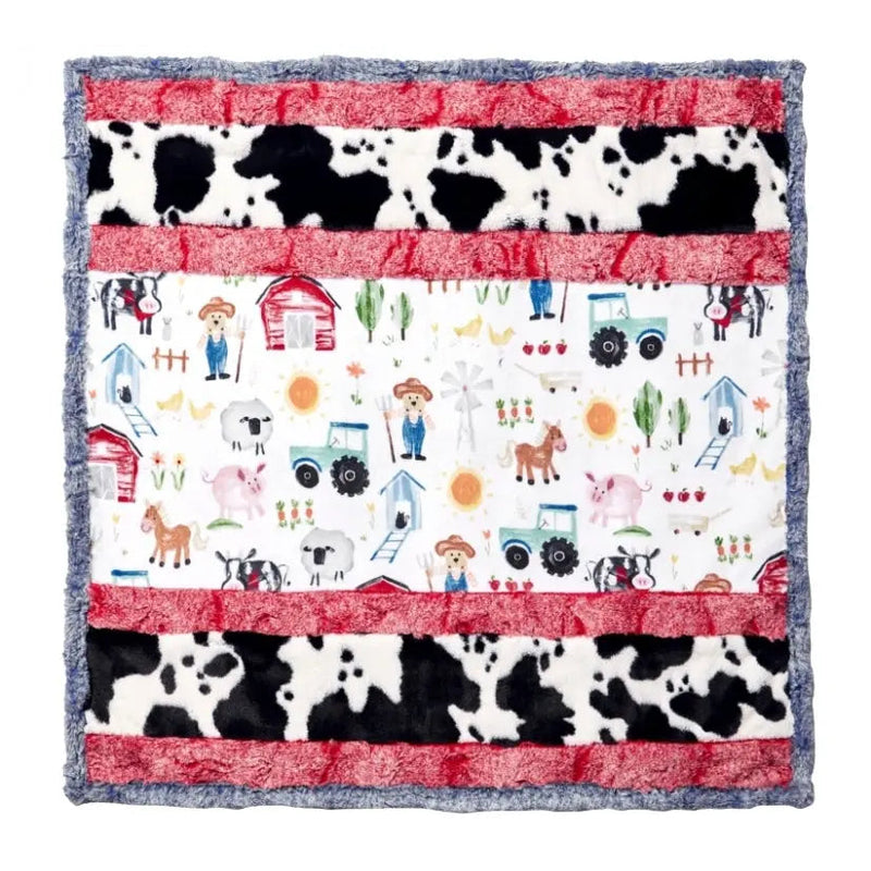 Polyester Cuddle Kit Deja-Moo 27" x 27"