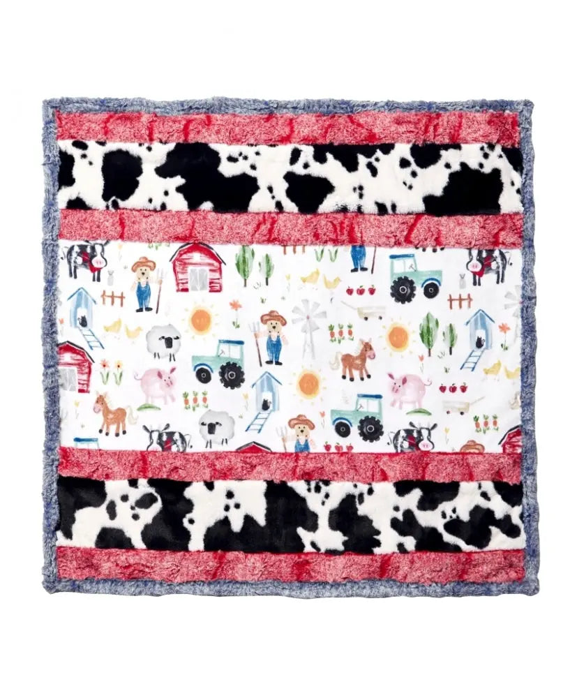 Polyester Cuddle Kit Deja-Moo 27" x 27"