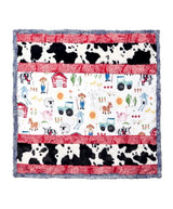 Polyester Cuddle Kit Deja-Moo 27" x 27"