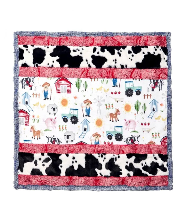 Polyester Cuddle Kit Deja-Moo 27" x 27"