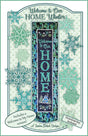 Machine Embroidery Wall Hanging Pattern - Welcome to Our Home Winter