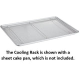 Wire Cooling Rack for Sheet Pans, Heavy Duty Stainless Steel, Two Sizes