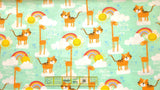 Flannel Fabric Welcome To The Jungle Multi Children's Scott Barnes