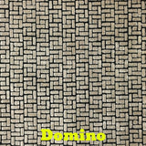 Burnout Velvet Upholstery Fabric Westfield Geometric Block Pattern by the Yard