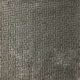 Burnout Velvet Upholstery Fabric Westfield Geometric Block Pattern by the Yard