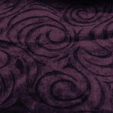 Velvet Upholstery Fabric Westwood Modern Pattern Purple