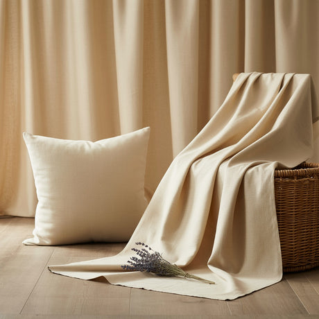 Durable 10 Oz Cotton Canvas Fabric - Natural Heavyweight Canvas, 60" Width