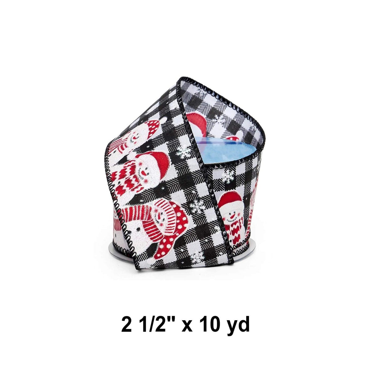 Clearance Holiday Ribbon Plaid 2 1/2" x 10 yd 1 / ROLL