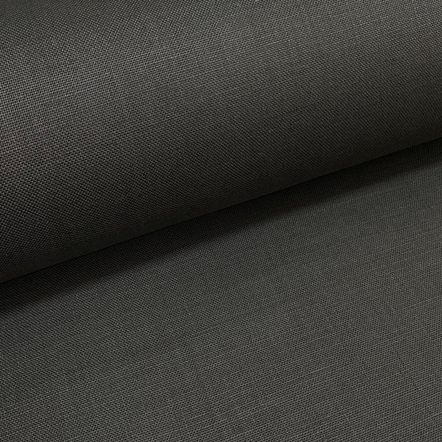Pure Linen Upholstery Fabric Gunmetal