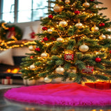 Faux Fur Christmas Tree Skirt 48 Inch