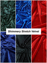 Shimmery Stretch Velvet