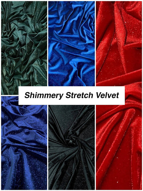 Shimmery Stretch Velvet
