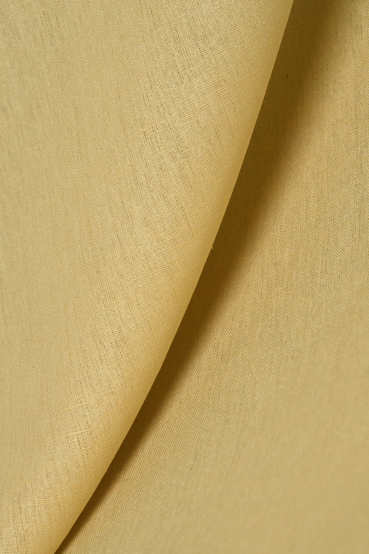 1 Yard Linen Silk Blend Fabric Wheat Color, Midweight Woven Apparel Material 54 Inches Wide