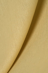 1 Yard Linen Silk Blend Fabric Wheat Color, Midweight Woven Apparel Material 54 Inches Wide