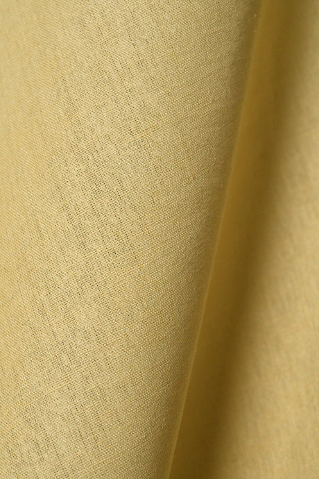 1 Yard Linen Silk Blend Fabric Wheat Color, Midweight Woven Apparel Material 54 Inches Wide