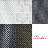 Cotton Fat Quarter Bundle Whispers Metallic Set of 10