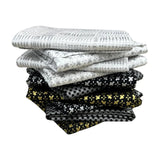 Cotton Fat Quarter Bundle Whispers Metallic Set of 10