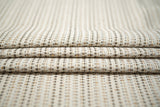 White And Gold Weave Metallic Brocade Fabric - White And Gold Weave, Metallic Jacquard Pattern (1 Yard)
