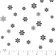 Cotton Print White Basic Blooms Soho 44/45 Fabric