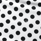 E-Z Dots Matte Nylon Spandex Fabric - Multicolor Polka Dots, 58/60" Width (1 Yard)