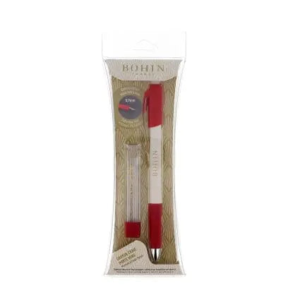 White Bohin Mechanical Chalk Pencil With Refill