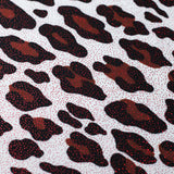 Bedrock Polyester Spandex Fabric - Multi Leopard Print, 58/60" Width (1 Yard)